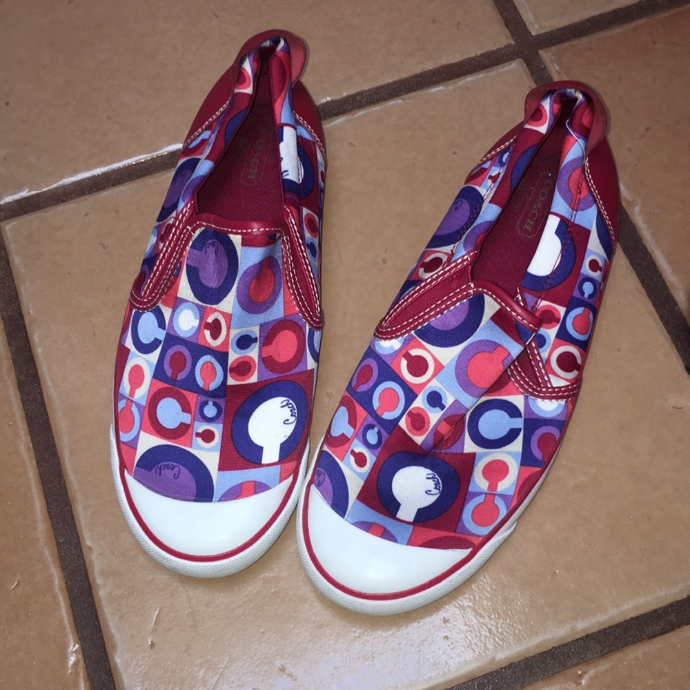 Coach cute slip on shoes